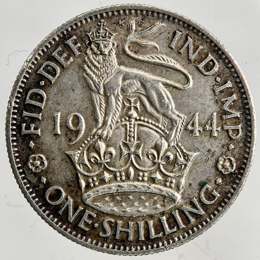 1944 George VI Shilling Silver Coin | Very High Grade