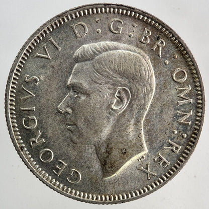 1944 George VI Shilling Silver Coin | Very High Grade