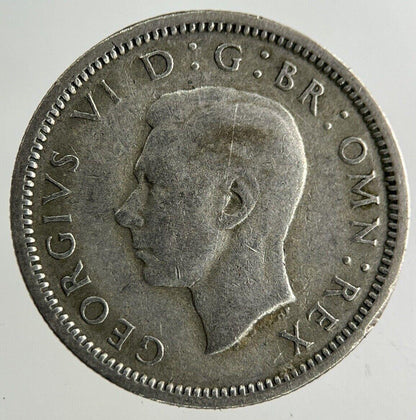 1944 George VI Sixpence Silver Coin | Fine Collectable Grade