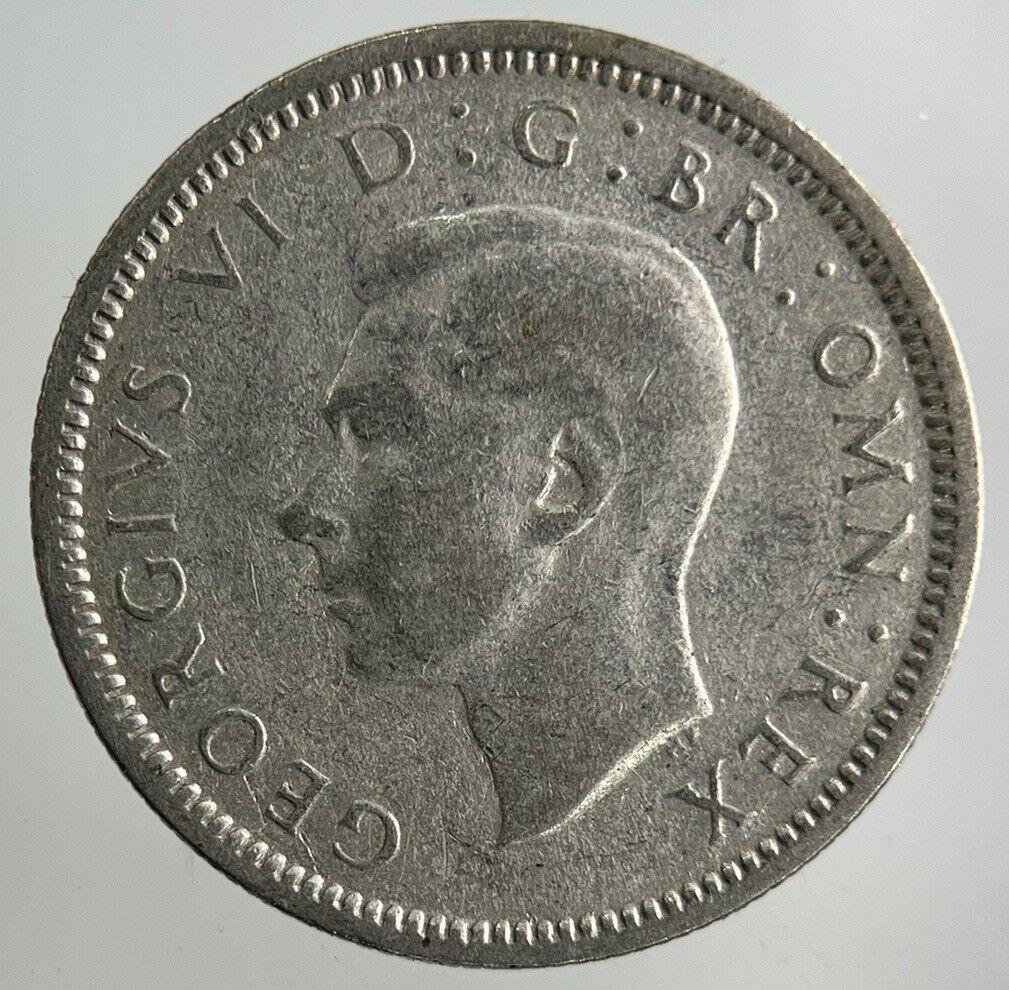 1944 George VI Sixpence Silver Coin | Fine Collectable Grade