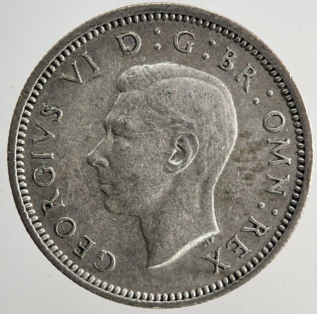 1944 George VI Sixpence Silver Coin | Fine Collectable Grade