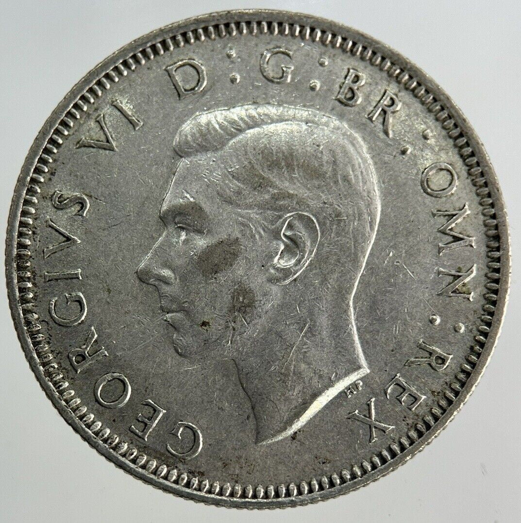 1944 George VI Shilling Silver Coin | Very High Grade