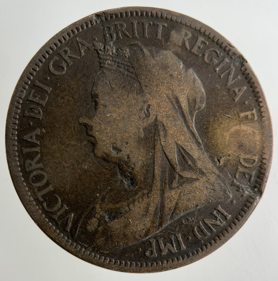 1900 Victoria Half-Penny Coin | Collectable Grade