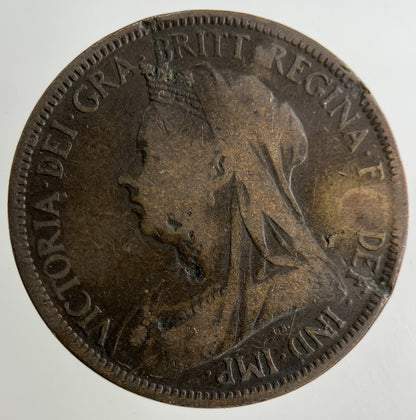 1900 Victoria Half-Penny Coin | Collectable Grade