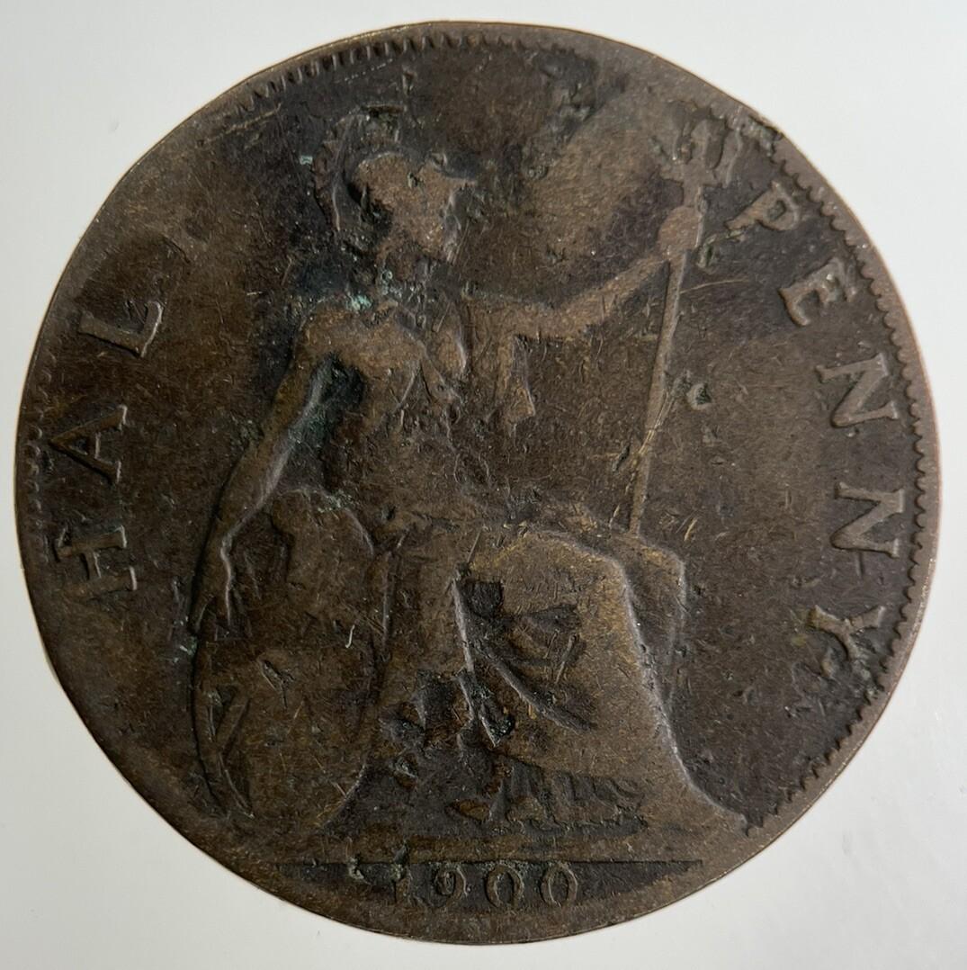 1900 Victoria Half-Penny Coin | Collectable Grade