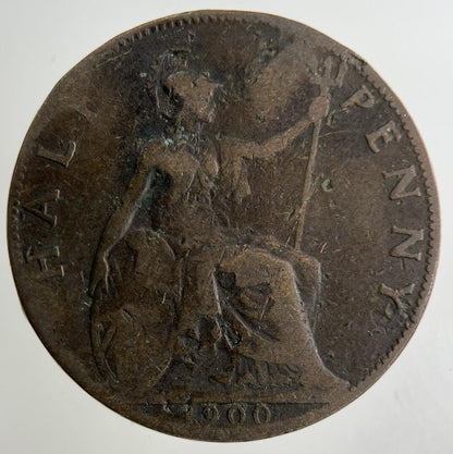 1900 Victoria Half-Penny Coin | Collectable Grade