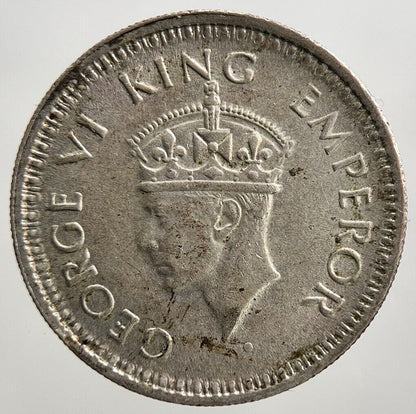 1944 India 1/4 Quarter Rupee Silver Coin | Very High Grade | a2714
