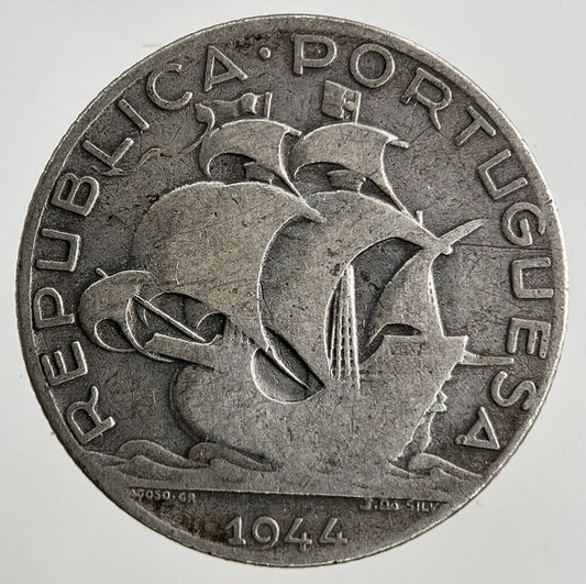 1944 Portugal 2.5 Escudos Silver Coin | Collectable Grade