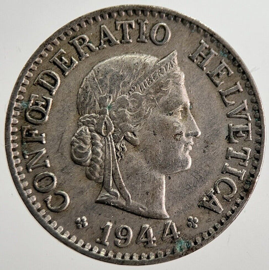 1944 Switzerland Swiss 10 Rappen Coin | Very High Grade | a8385