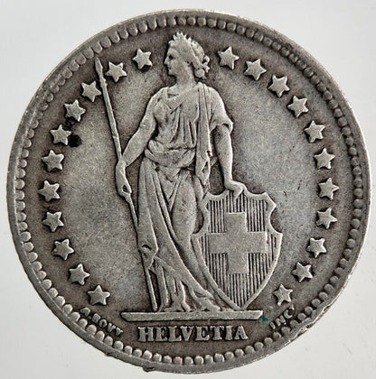 1944 Switzerland Swiss 1 Franc Silver Coin | Very High Grade