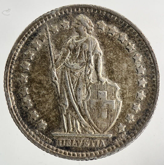 1944 Switzerland Swiss 1 Franc Silver Coin | Very High Grade