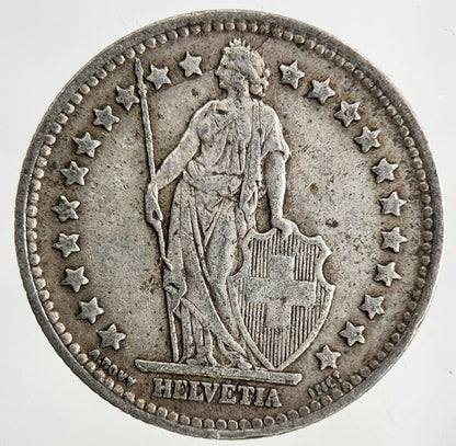 1944 Switzerland Swiss 1 Franc Silver Coin | Fine Collectable Grade