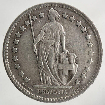 1944 Switzerland Swiss 1 Franc Silver Coin | Fine Collectable Grade