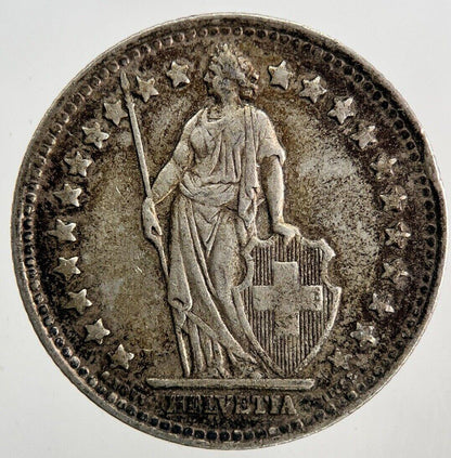 1944 Switzerland 1 One Franc Silver Coin | Fine Collectable Grade