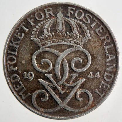 1944 Sweden 5 Ore Coin | Fine Collectable Grade