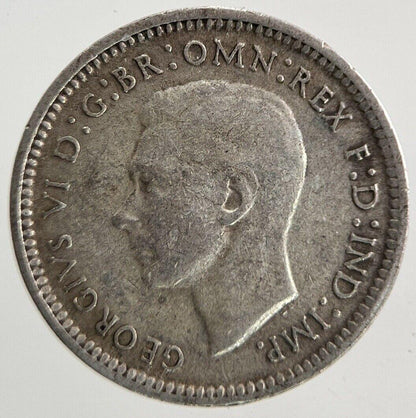 1944-S Australia Threepence Silver Coin | Fine Collectable Grade
