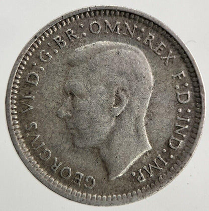 1944-S Australia Threepence Silver Coin | Fine Collectable Grade