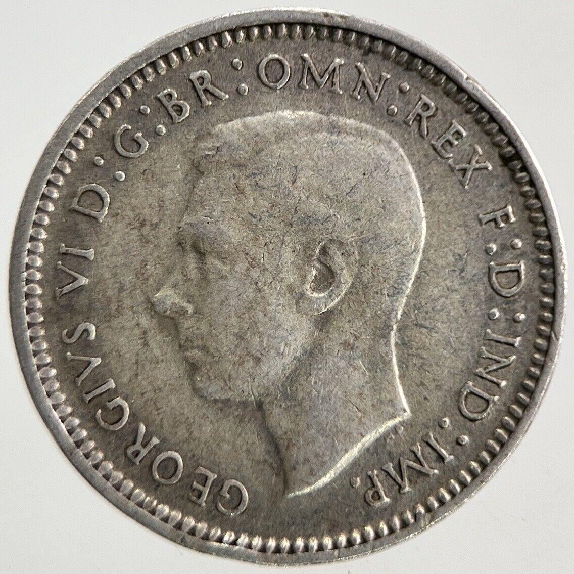 1944-S Australia Threepence Silver Coin | Fine Collectable Grade