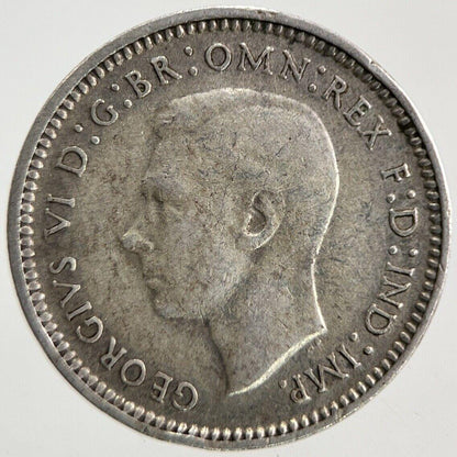 1944-S Australia Threepence Silver Coin | Fine Collectable Grade