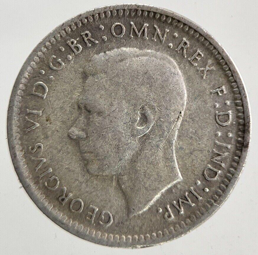 1944-S Australia Threepence Silver Coin | Fine Collectable Grade