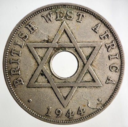 1944 West Africa One Penny Coin | Fine Collectable Grade
