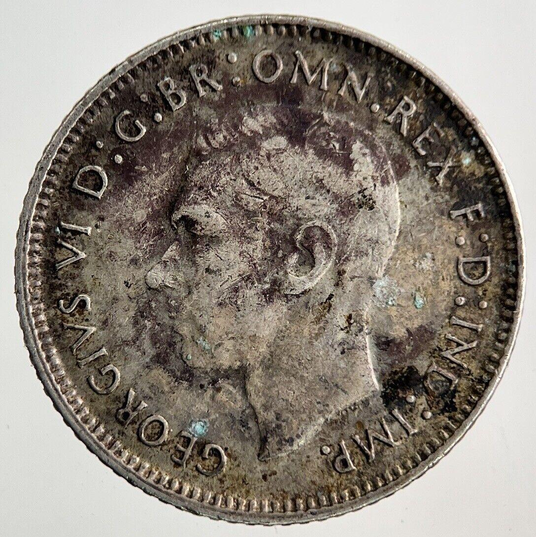 1944-S Australia Sixpence Silver Coin | Fine Collectable Grade