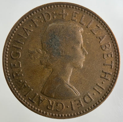 1963 Elizabeth II 2nd Half-Penny Coin | Fine Collectable Grade