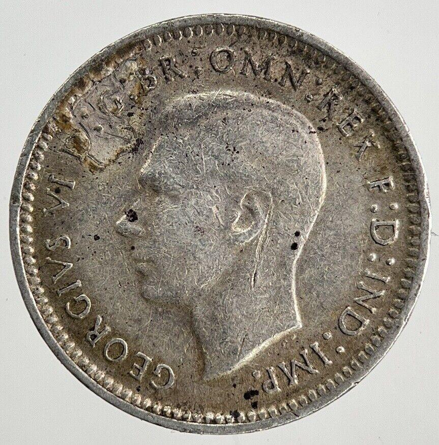 1944-S Australia Threepence Silver Coin | Fine Collectable Grade