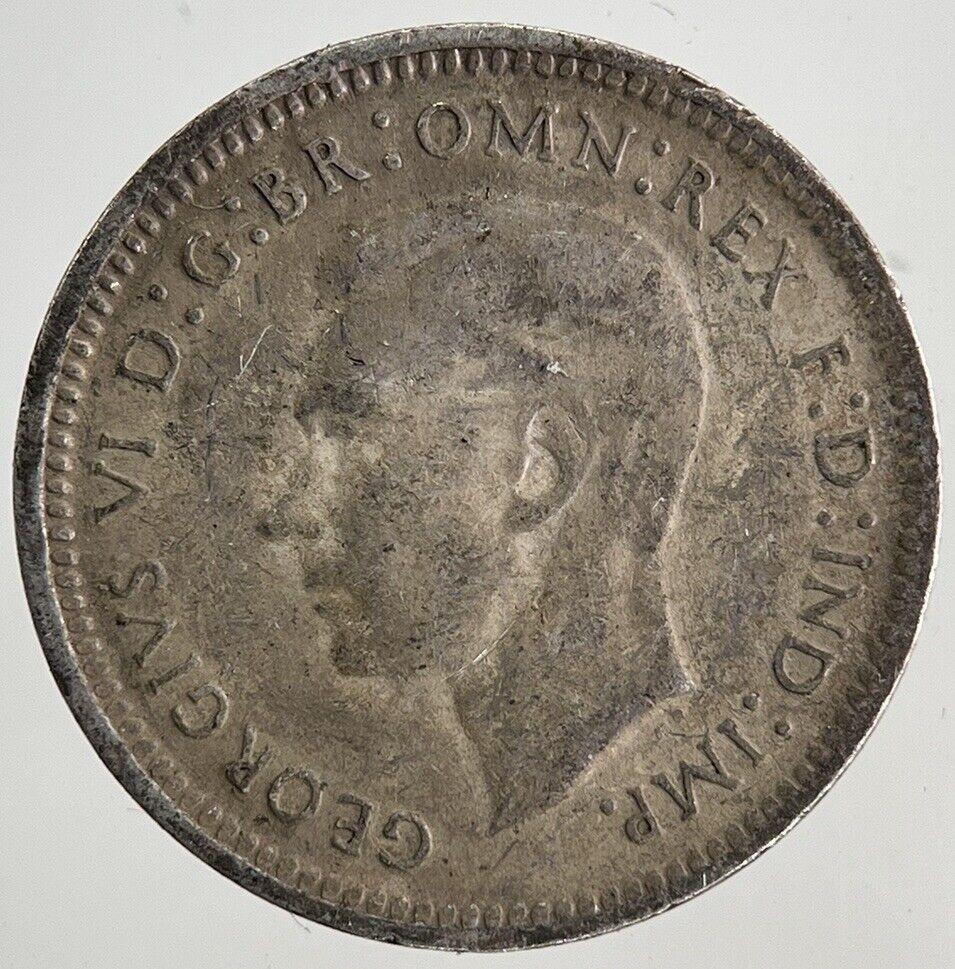 1944-S Australia Threepence Silver Coin | Fine Collectable Grade