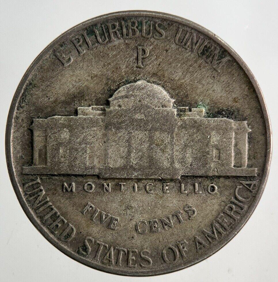 1944-P US USA Jefferson War Nickel Silver Coin | Fine Collectable Grade