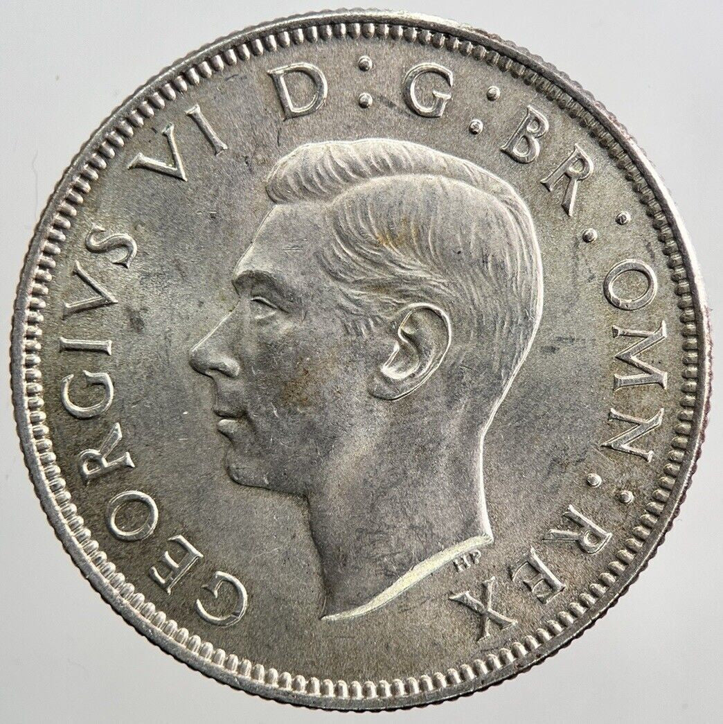 1945 George VI Florin Silver Coin | Very Fine Grade | a6012
