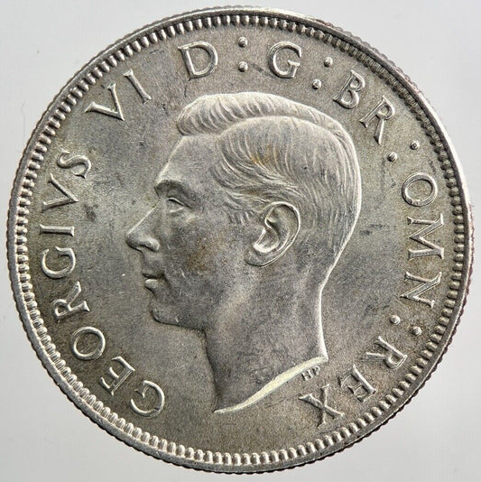1945 George VI Florin Silver Coin | Very Fine Grade | a6012