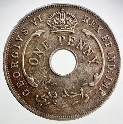 1945 British West Africa One Penny Coin | Very High Grade