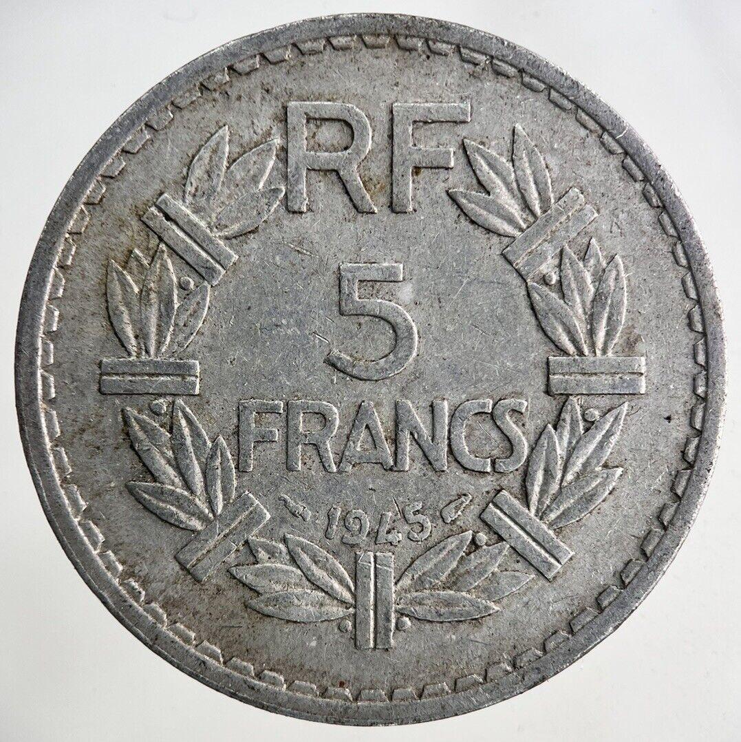 1945 France 5 Francs Coin | Fine Collectable Grade