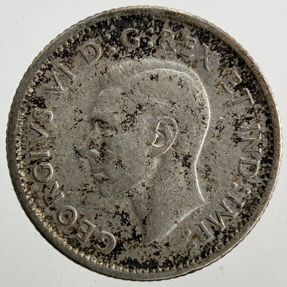 1945 Canada 10 Cents Silver Coin | Collectable Grade