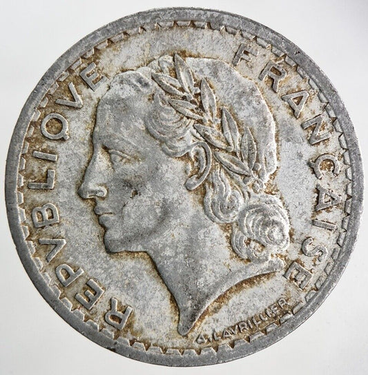 1945 France 5 Franc Coin | Fine Collectable Grade