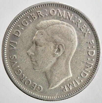 1945 Australia Florin Two Shillings Silver Coin | Fine Collectable Grade | a6438