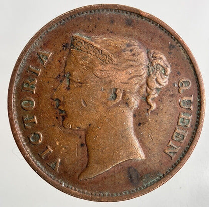 1945 East India Company 1 One Cent Coin | Fine Collectable Grade