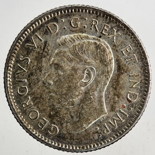 1945 Canada 10 Cents Silver Coin | Very High Grade