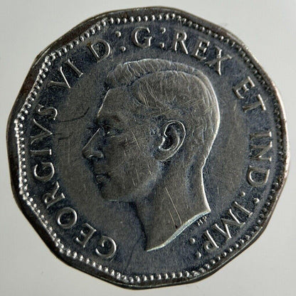 1945 Canada 5 Cents Coin | Fine Collectable Grade