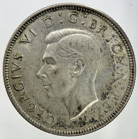 1945 George VI Florin Silver Coin | Very High Grade