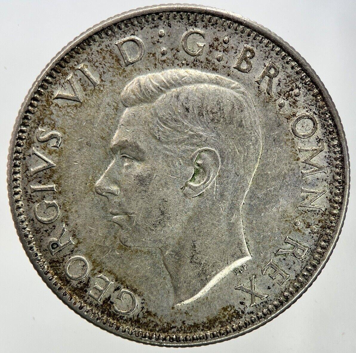 1945 George VI Florin Silver Coin | Very High Grade