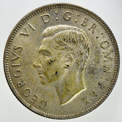1945 George VI Florin Silver Coin | Very High Grade