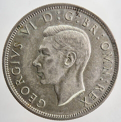 1945 George VI Half-Crown Silver Coin | Fine Collectable Grade | a6513