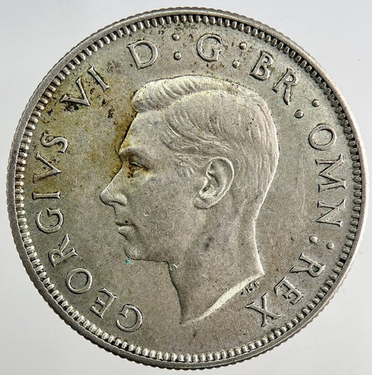1945 George VI Florin Silver Coin | Very High Grade | a8115