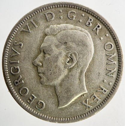 1945 George VI Half-Crown Silver Coin | Fine Collectable Grade