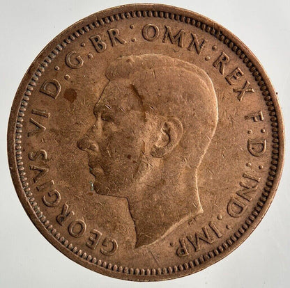 1945 George VI Half-Penny Coin | Fine Collectable Grade