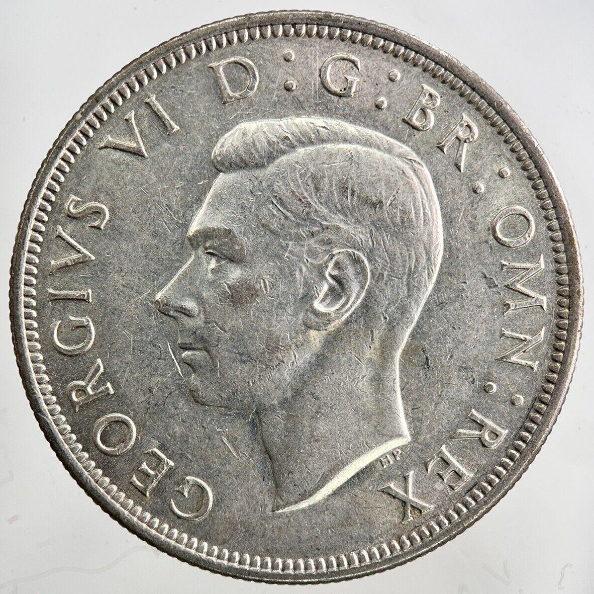 1945 George VI Half-Crown Silver Coin | Fine Collectable Grade