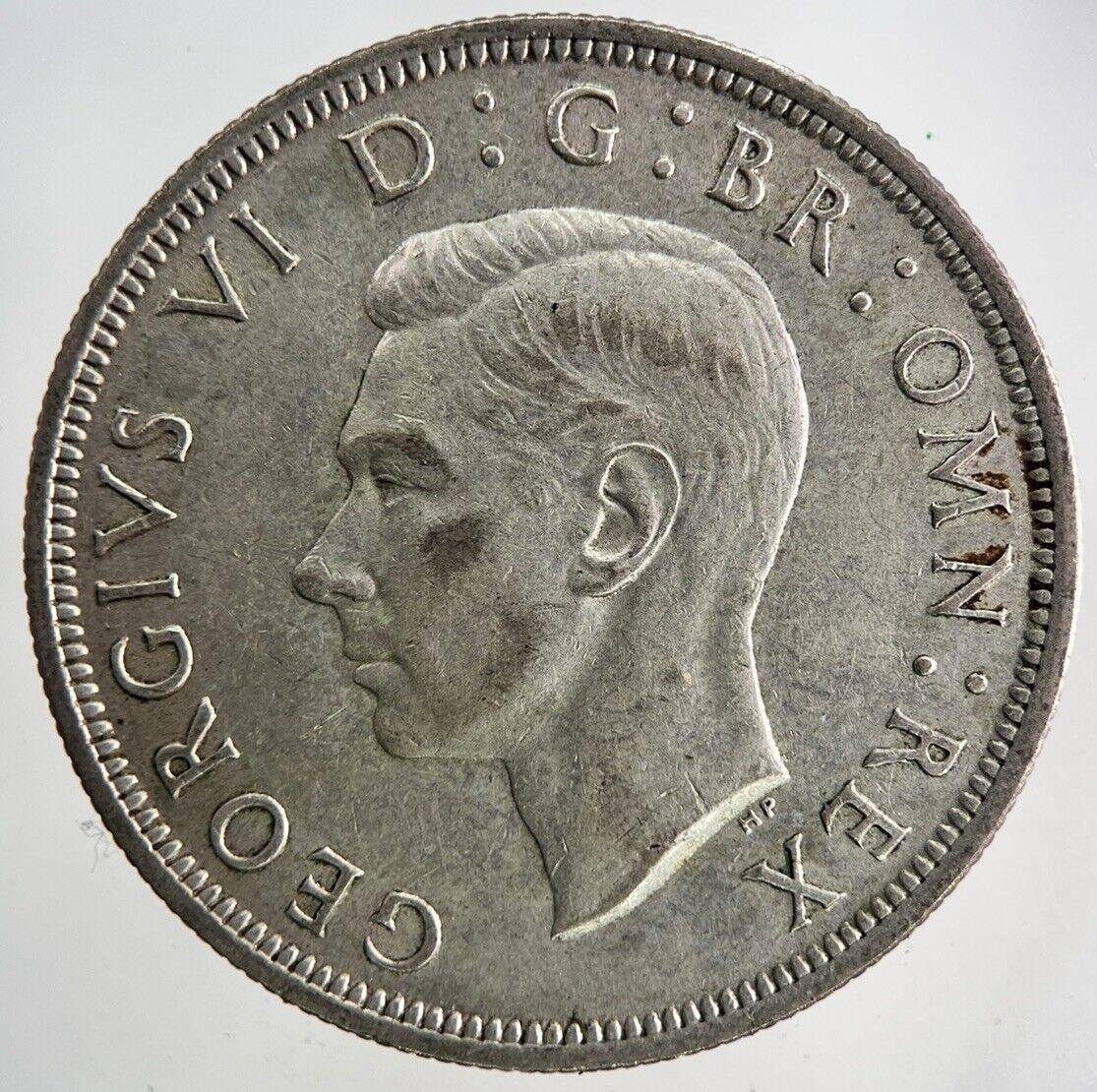 1945 George VI Half-Crown Silver Coin | Very High Grade