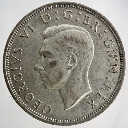 1945 George VI Half-Crown Silver Coin | Very High Grade